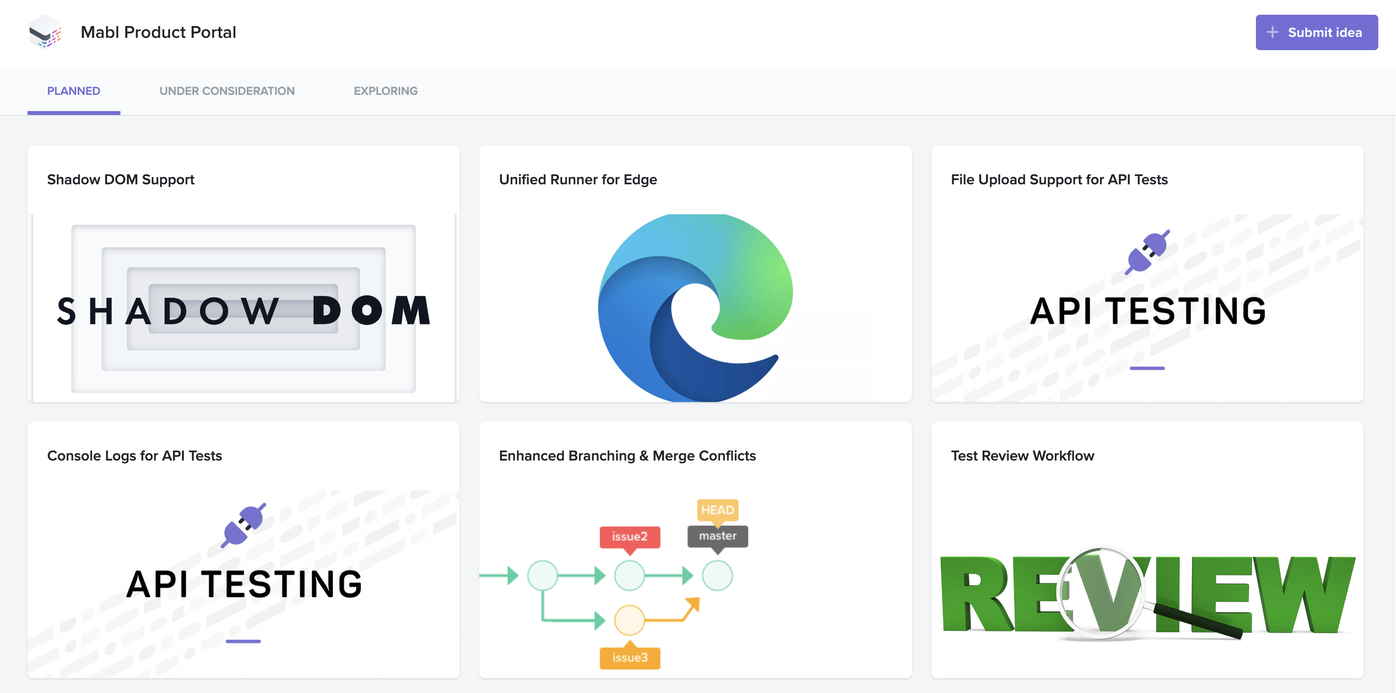 The mabl Product Portal