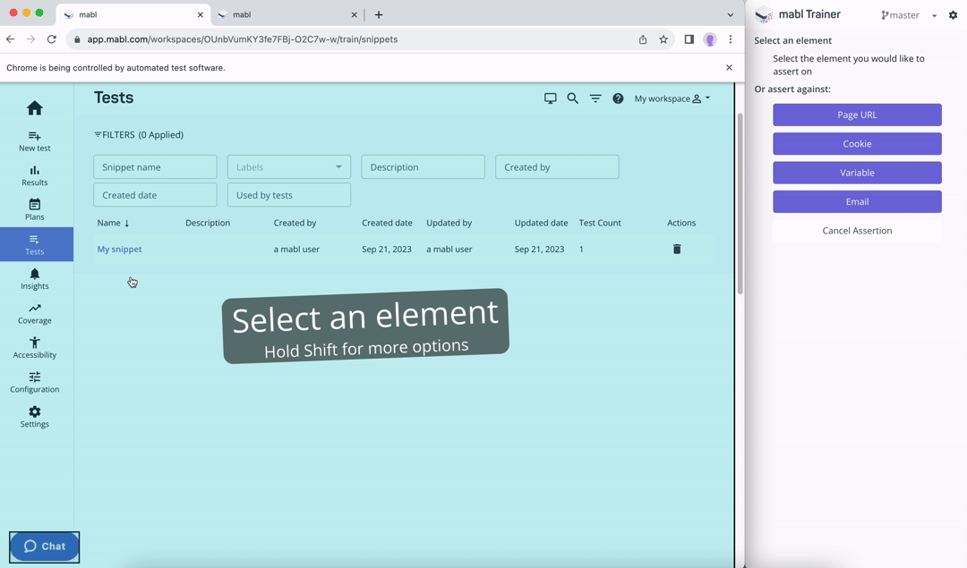 Iterating through overlapping elements