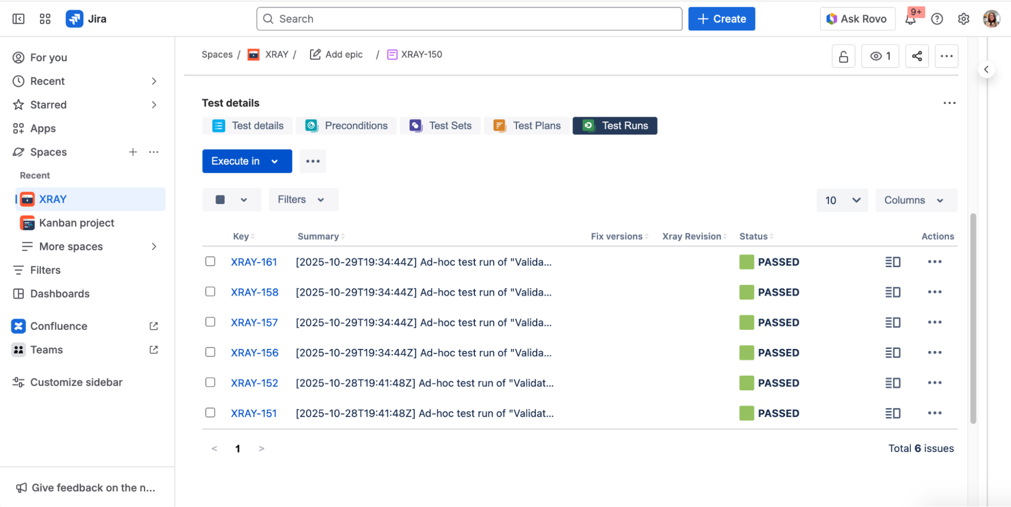 Viewing mabl results in Xray