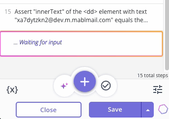 AI-generated step descriptions in action