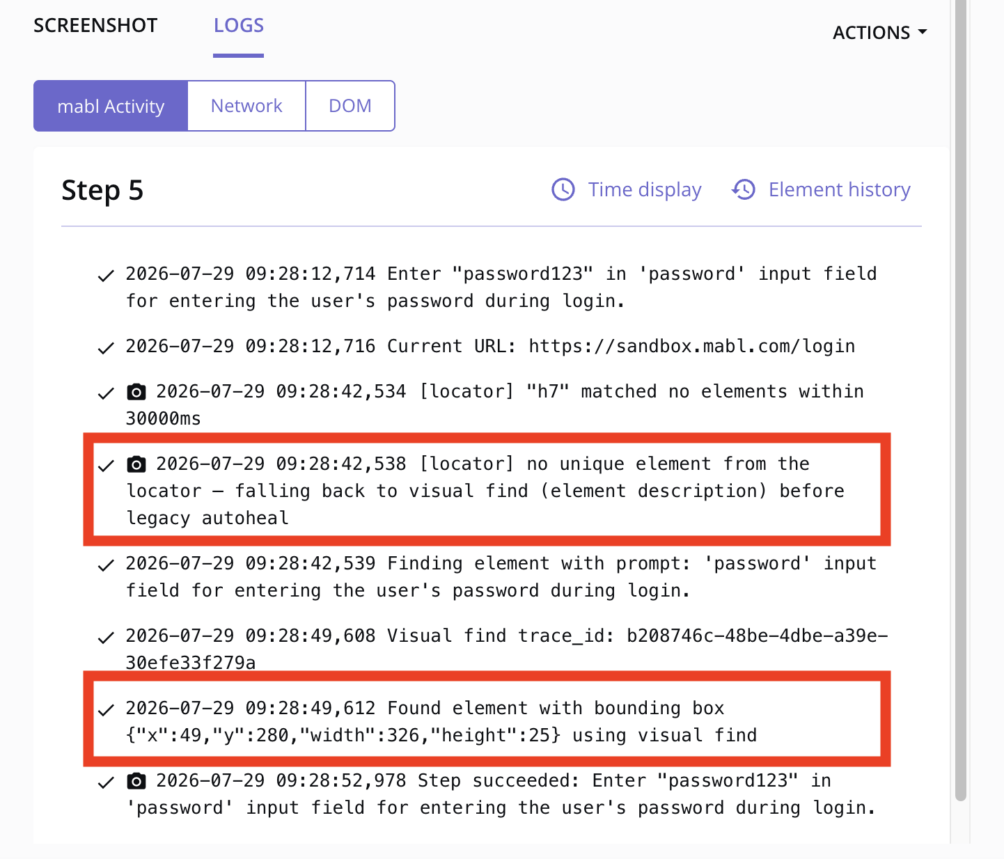 Custom find step falling back to visual find
