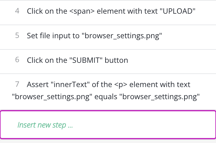 Validating a successful file upload