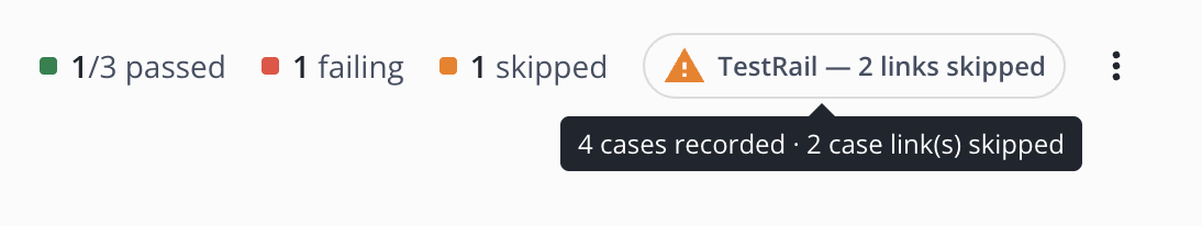 Checking a TestRail sync status