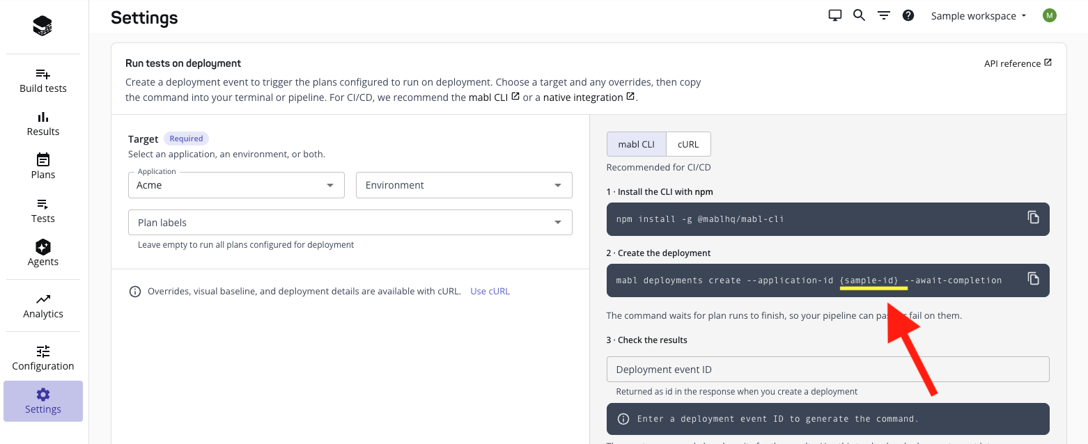 Accessing the application ID in the app
